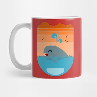 A whalely good sunset Mug